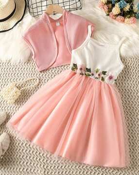 ashikta enterprise Girls Fit and Flare Dress-picture-17