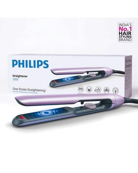 Philips One Stroke Hair Straightener 50 percentage Faster 3 Days Salon-Like Hair Designed for Indian Hair