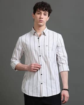 british club Men Slim Fit Stripes Shirt-picture-50