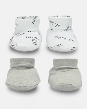 mini klub Boys Pack of 2 Printed Booties-picture-13