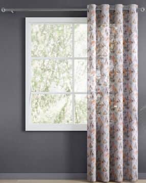 haus & kinder Floral Print Eyelet Door Curtain-picture-46