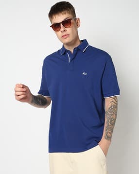 armani exchange The Night Party Regular Fit Polo T-Shirt-picture-28