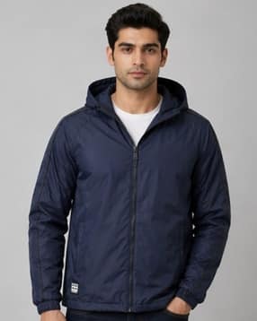 buda jeans co Men Regular Fit Zip Front Windbreakers Jakcet-picture-17