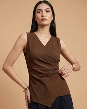 fyre rose Women Relaxed Fit V-Neck Top-picture-50