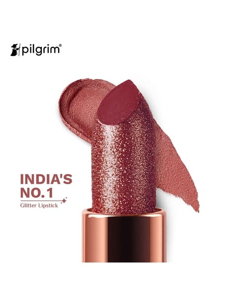 Pilgrim Glitter Lipstick Luxurious 3D Glitter Formula With Matte Finish - 05 Royal Noor