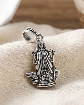 touch925 Men 925 Silver Goddess Khodiyar Maa Pendant-picture-11