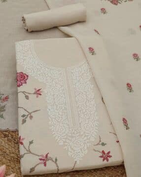 Women Embroidery Unstitched Dress Material-image-46