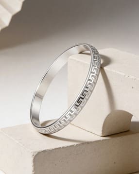 touch925 Men 925 Silver Greek Key Kada-picture-25