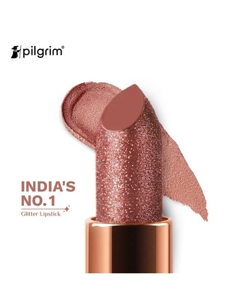 Pilgrim Glitter Lipstick Luxurious 3D Glitter Formula With Matte Finish - 02 The Khalifa