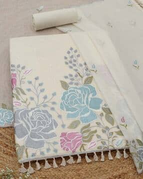 Women Printed Unstitched Dress Material-image-23
