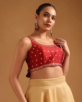 soch Women Embellished Padded Back-Open Blouse-picture-21