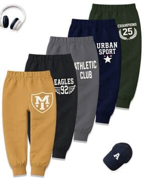 Boys Pack of 5 Regular Cotton Pyjamas