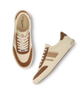 Men Round-Toe Lace-Up Sneakers