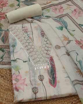 Women Printed Unstitched Dress Material-image-47