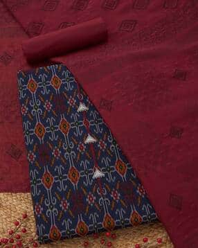 soch Women Printed Unstitched Dress Material-picture-12