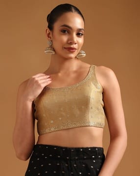 soch Women Embellished Padded Back-Open Blouse-picture-20