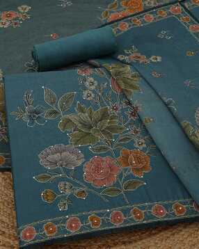 Women Printed Unstitched Dress Material-image-41