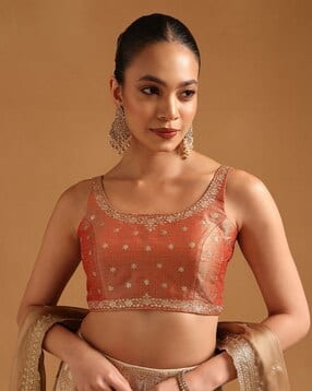 soch Women Embellished Padded Back-Open Blouse-picture-19