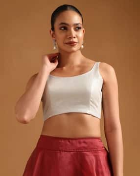 soch Women Scoop-Neck Back-Open Blouse-picture-14