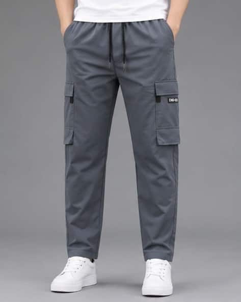 Buda Jeans Co Men Oversized Fit Mid-Rise Cargo Pants