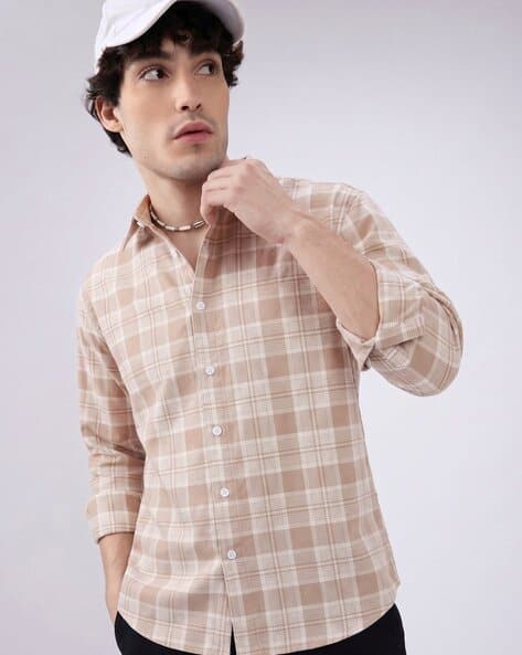 Buda Jeans Co Checked Regular Fit Shirt