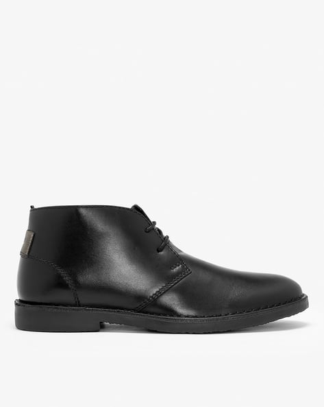 RED TAPE Men Round-Toe Lace-Up Boots