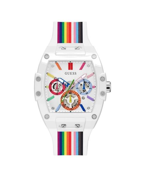 GUESS Chronograph Watch with Silicone Strap-GW0720G2M