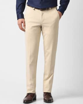 van heusen Men Flat-Front Slim Fit Trousers-picture-48