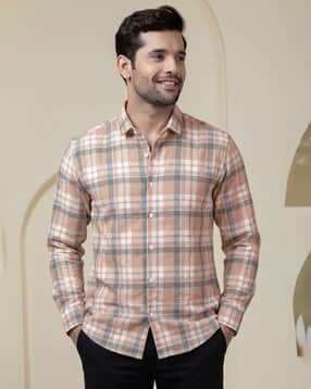 buda jeans co Men Checked Regular Fit Shirt-picture-34