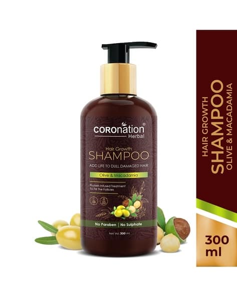 COROnation Herbal Women Herbal Olive and Macadamia Hair Growth Shampoo - 300ml