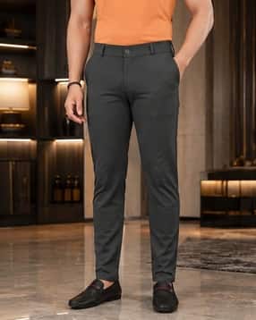 buda jeans co Men Slim Fit Mid-Rise Trousers-picture-38