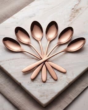 blackcarrot Set of 6 Stainless Steel Spoons-picture-44