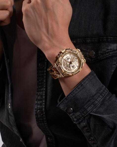 GUESS Stainless Steel Chronograph Watch-GW0517G2