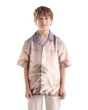 rare ones Boys Graphic Print Regular Fit Shirt-picture-19