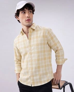 buda jeans co Men Checked Regular Fit Shirt-picture-49