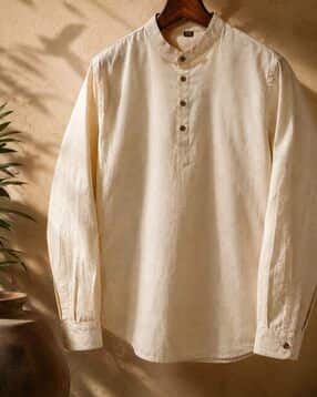 buda jeans co Men Regular Fit Kurta-picture-34