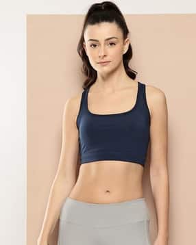 Women Lightly Padded Sports Bra-image-5