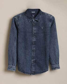 allen solly Boys Slim Fit Cotton Shirt-picture-18