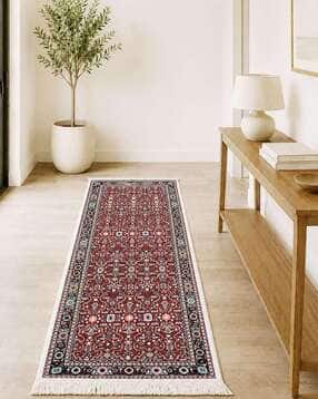 luxehome international Floral Print Rectangle-Shaped Carpet-picture-23