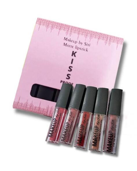 Makeup by Siti Women Pack of 5 Long-Lasting Liquid Lipsticks