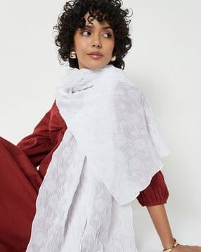 Women Floral Print Scarf-image-27