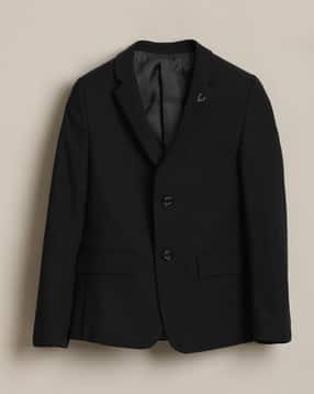 allen solly Boys Single-Breasted Blazer with Flap Pockets-picture-31