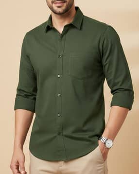 webric x ag Men Regular Fit Shirt with Patch Pocket-picture-30