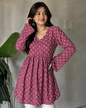 nyrika Women Floral Print Relaxed Fit Top-picture-22
