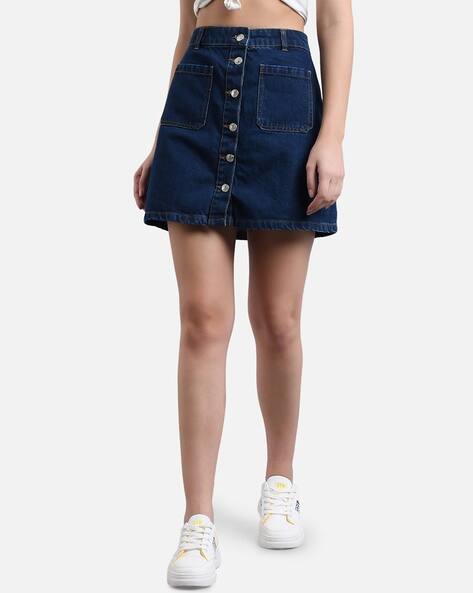 KOTTY High-Rise A-Line Skirt