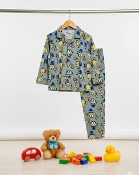 tony & jony Boys Printed 2-Piece Nightsuit Set-picture-17