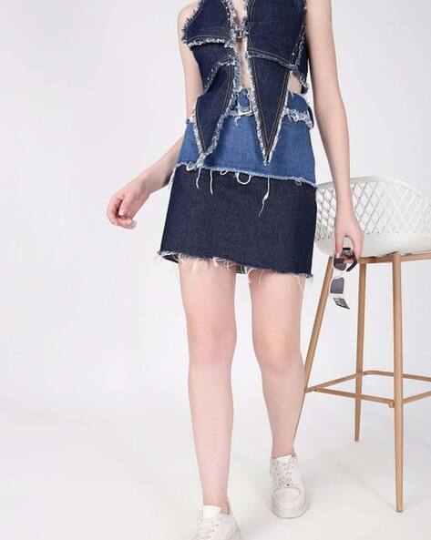 Women Colourblock A-line Skirt