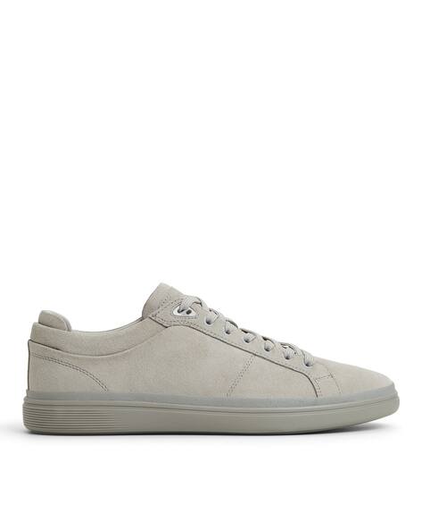 ALDO Men Lace-Up Sneakers with Leather Upper