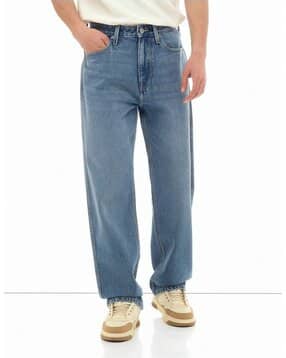 Men Relaxed Fit Mid-Rise Jeans-image-37