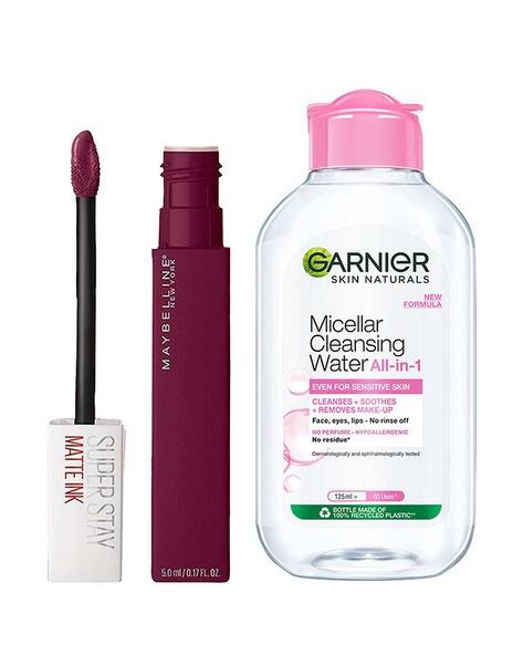 Maybelline New York Super Stay Matte Ink Lipstick 230 Transformer Garnier Micellar Water Combo